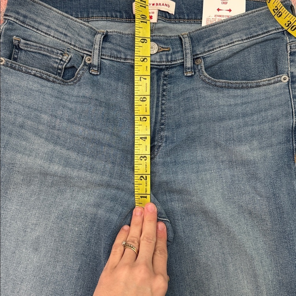 Lucky Brand Sweet Crop Mid Rise Advance Stretch Jeans 10/30 - Picture 6 of 6